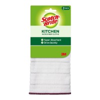 Scotch-Brite Kitchen Microfibre Cloths, Pack of 2